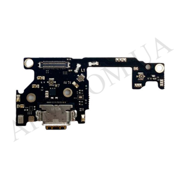Шлейф Motorola XT2143 Edge 20 с разъёмом зарядки, с микрофоном