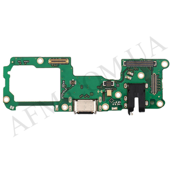 Шлейф Oppo A93 4G/ A94 4G/ Reno 4 Lite с разъёмом зарядки, с микрофоном, плата зарядки