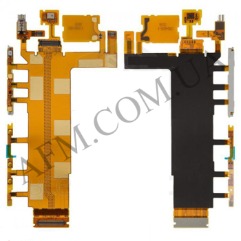 Шлейф Sony D6603 Xperia Z3/ D6643/ D6653 з кнопкою включения, громкости, з микрофоном, з вібро!