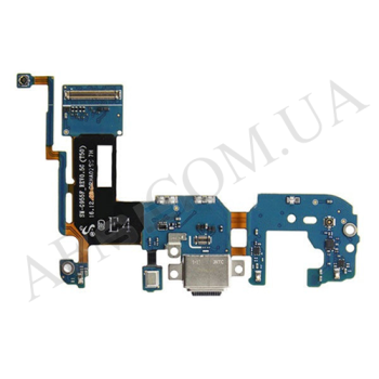 Шлейф Samsung G955 Galaxy S8 Plus 2017 с разъёмом зарядки, с микрофоном, Type-C