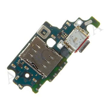 Шлейф Samsung G996B Galaxy S21+ 5G з роз'ємом зарядки (Type-C), Sim-карти