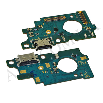 Шлейф Samsung M526B Galaxy M52 5G с разъёмом зарядки, с микрофоном