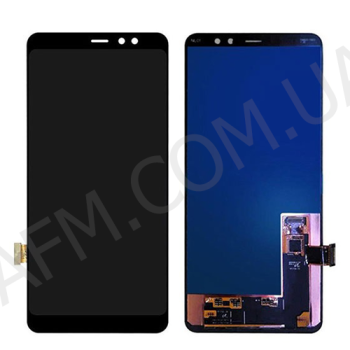 Дисплей Samsung сервісний A730 A8 Plus 2018 чорний GH97-21534A