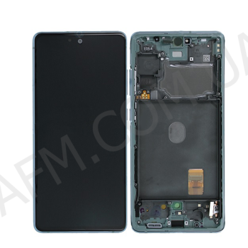 Дисплей Samsung сервісний G780 Galaxy S20 FE зелений + рамка GH82-24219D