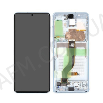 Дисплей Samsung сервісний G985 Galaxy S20 Plus/ G986 BLUE + рамка GH82-22134D