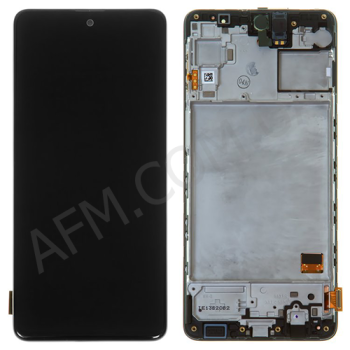 Дисплей Samsung сервісний M317 Galaxy M31s чорний + рамка GH82-23774A