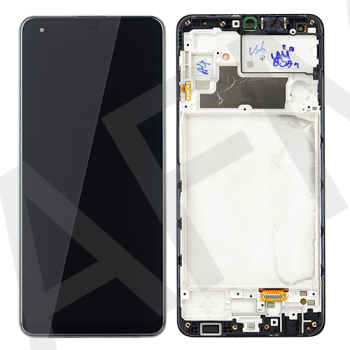 Дисплей Samsung сервісний M325 Galaxy M32 чорний + рамка GH82-26193A