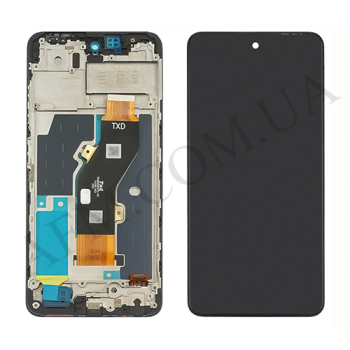 Дисплей Infinix Hot 40i чорний + рамка