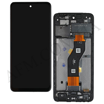 Дисплей Infinix Smart 8 X6525 чорний + рамка