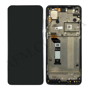 Дисплей Motorola XT1970 One Vision/ XT2013 One Action/ XT2013-2 OLED чорний + рамка