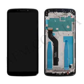 Дисплей Motorola XT1924-6-7-8 Moto E5 Plus чорний (версия USA 159mm) + рамка!