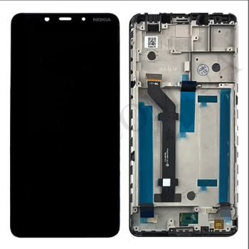 Дисплей Nokia 3.1 Plus чорний + рамка