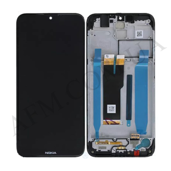 Дисплей Nokia 2.3 (TA-1206) чорний + рамка
