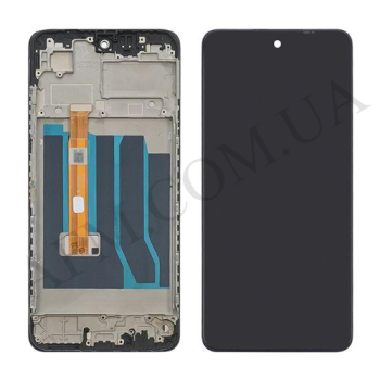 Дисплей Oppo A3/ A3X чорний + рамка