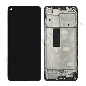 Дисплей Oppo A94 4G/ A94 5G/ Reno 5 Lite OLED чорний + рамка