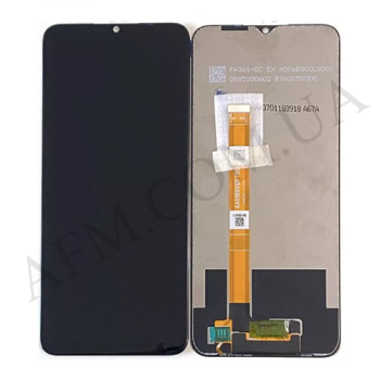 Дисплей Oppo A15 2020/ A15s/ A35/ Realme 7i (Global)/ C11/ C12/ C15 чорний оригінал в упаковці