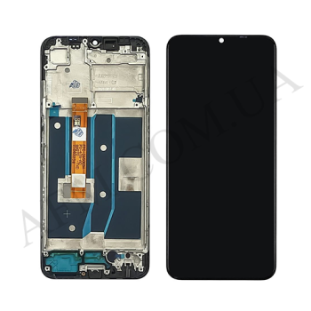 Дисплей Oppo A16/ A16S чорний + рамка