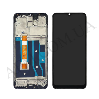 Дисплей Oppo A5 2020/ A9 2020/ A11 чорний + рамка