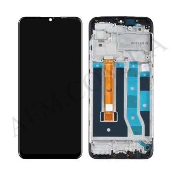 Дисплей Oppo A31 2020/ Realme 5/ 5i/ 5S/ C3/ A8 чорний + рамка