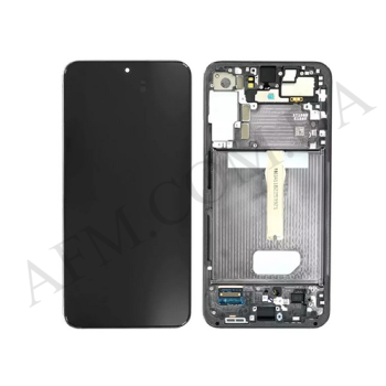 Дисплей Samsung S906B Galaxy S22 Plus OLED чорний + рамка