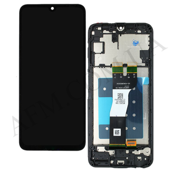 Дисплей Samsung сервісний A057F Galaxy A05S чорний + рамка GH82-29706A