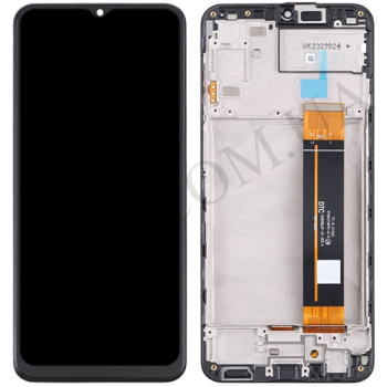 Дисплей Samsung сервісний A235 Galaxy A23 5G R0.1 чорний + рамка GH96-15077D