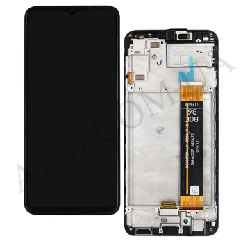 Дисплей Samsung сервісний A235 Galaxy A23 5G R1.2 чорний + рамка GH96-15077D