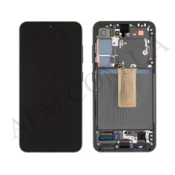 Дисплей Samsung сервісний S926 Galaxy S24 Plus чорний + рамка GH82-33410A