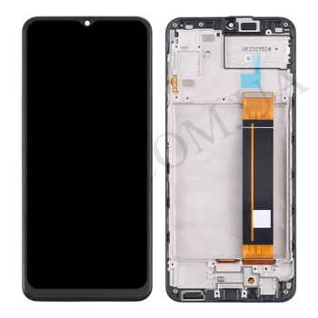 Дисплей Samsung сервісний A235 Galaxy A23 5G R0.5 чорний + рамка GH96-15077D