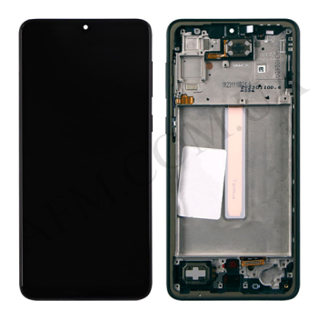 Дисплей Samsung сервісний A336 Galaxy A33 5G чорний + рамка GH82-28143A