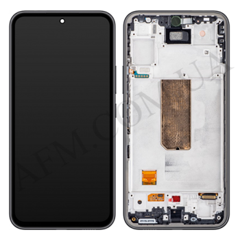 Дисплей Samsung сервісний A546B Galaxy A54 5G чорний + рамка GH82-31232A