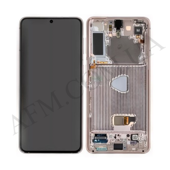 Дисплей Samsung сервісний G996 Galaxy S21 Plus VIOLET + рамка GH82-24553B