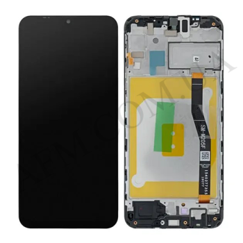 Дисплей Samsung сервісний M205 Galaxy M20 2019 чорний + рамка GH82-18682A