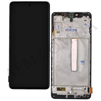 Дисплей Samsung сервісний M536B Galaxy M53 5G чорний + рамка GH82-28812A
