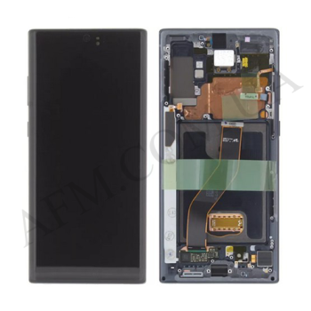 Дисплей Samsung сервісний N975 Galaxy Note 10 Plus AURA BLACK + рамка GH82-20900A