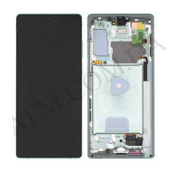 Дисплей Samsung сервісний N980/ N981 Galaxy Note 20 GREEN + рамка GH82-23495C