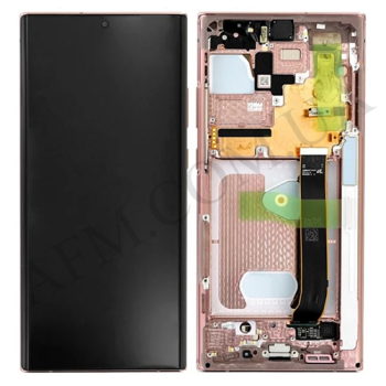 Дисплей Samsung сервісний N985 Galaxy Note 20 Ultra/ N986 BRONZE + рамка GH82-23622D