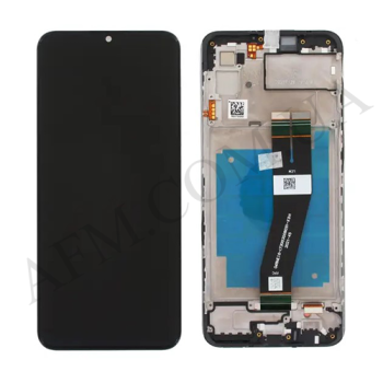 Дисплей Samsung сервісний A035G Galaxy A03 (163*72) чорний + рамка GH81-21626A