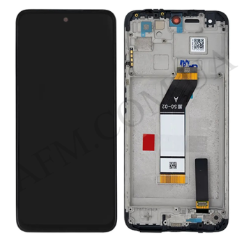 Дисплей Xiaomi Redmi 10 Prime 2021 чорний + рамка