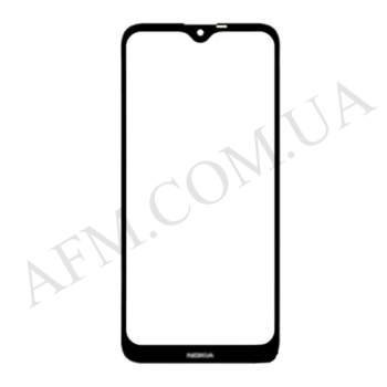 Скло екрану Nokia 2.3 чорне + OCA плівка!