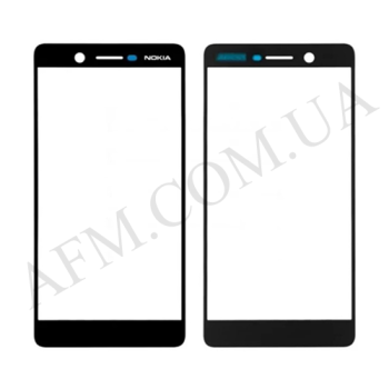 Скло екрану Nokia 7 Plus Dual Sim (TA-1046) чорне + OCA плівка!