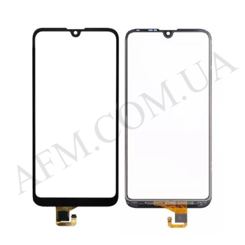 Сенсор Huawei Y7 2019/ Y7 Prime 2019/ Y7 Pro 2019 чорний + OCA плівка