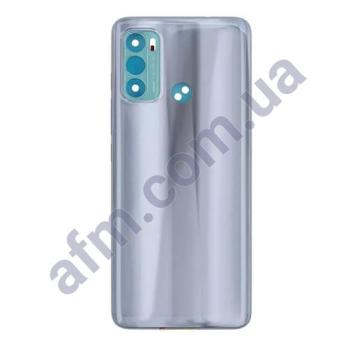 Задня кришка Motorola XT2135 Moto G60 сіра Dinamic Gray + Скло камери