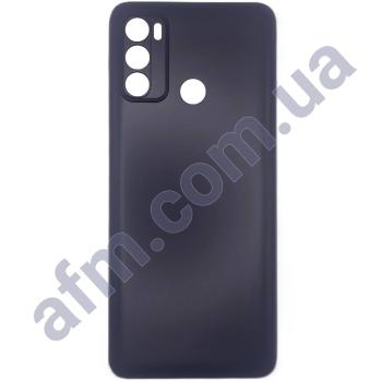 Задняя крышка Motorola XT2135 Moto G60 чёрная Moonless Black