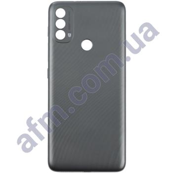 Задняя крышка Motorola XT2159 Moto E40 серая Carbon Grey