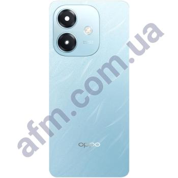 Задня кришка Oppo A3x 4G блакитна Ocean Blue + Скло камери