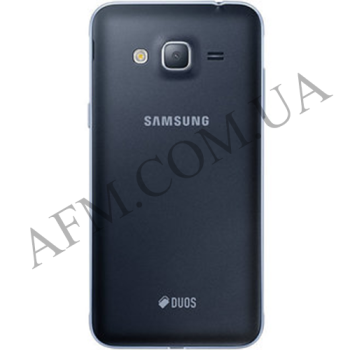 Задняя крышка Samsung J320H/ DS Galaxy J3 2016 чёрная Black