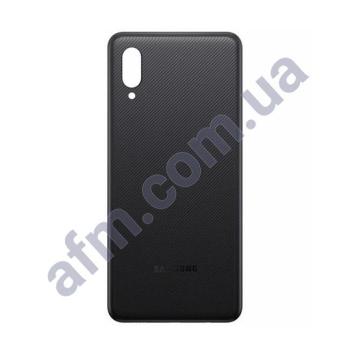 Задняя крышка Samsung A022 Galaxy A02 чёрная Black