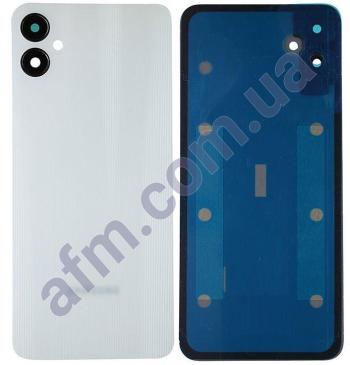 Задняя крышка Samsung A055 Galaxy A05 серебряная + стекло камеры!