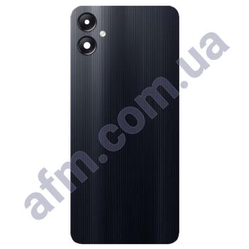 Задняя крышка Samsung A055 Galaxy A05 чёрная + стекло камеры